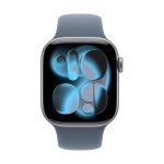 Bracelet Apple MFGE4ZM/A Bleu S/M Fluoroélastomère pour Apple Watch