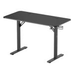 Mesa Gaming REKT 120 cm Fibre de carbone Métal Support casque et gobelet