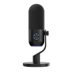 Microfone Streamplify MIC Mini USB cardioide com RGB e botão mute