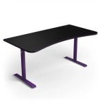 Mesa Gaming Arozzi XXL 160cm Fibre de bois Passe-câbles Réglable Violet