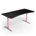 Mesa Gaming Arozzi XXL 160cm Faserholz Kabeldurchführungen höhenverstellbar Pink