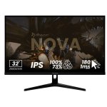 Monitor Arozzi Nova 32" QHD 180Hz IPS Gaming HDR 1ms Altoparlanti Neri