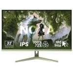 Monitor PC Arozzi Nova 32" QuadHD 180Hz IPS 1ms HDR Altoparlanti Verde