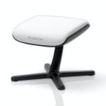 Repose-pieds noblechairs NBL-FR-PU-WED Blanc, aluminium, inclinaison 45°
