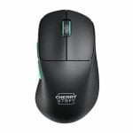 Rato CHERRY XTRFY M64 Wireless 26000DPI Preto Turquesa 53g Ergonómico