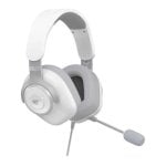 Auriculares Havit H2230D Inalámbricos y con cable, doble micrófono para gaming, blanco y gris