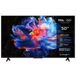 TV TCL LED 50P69K 50" 4K UltraHD 60Hz Smart TV Google TV HDR10 HLG Sem Moldura