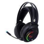 Casque Esperanza Egh470 filaire jack 3,5 mm gaming avec micro, rétroéclairage noir
