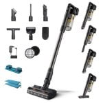 Aspirador sem Fio Philips XC7057/01 25.2V 1100W 80min Lava e Aspira Alergias 0,6L