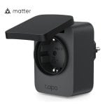 Prise intelligente TP-Link Tapo P410M Wi-Fi Commande vocale et Étanchéité IP54