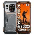 Blackview Xplore 1 Pro 12GB 256GB 6.78" IPS 120Hz 5G Dual SIM IP69K MIL-STD-810H NFC Android 15 Naranja