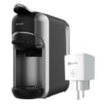 Cecotec FreeStyle Compact Cafetera Espresso 3 En 1 + Enchufe Inteligente EZVIZ CS-T30-10B-EU WiFi