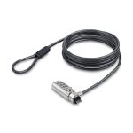 Cabo antifurto StarTech Slim para portátil K-Slot 2 m aço combinado