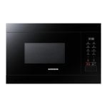 Micro-ondas Samsung MS22T8254AB/E1 22 Litros 1250 W com Controlo Tátil e Função Descongelar