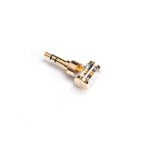 Adaptateur ddHiFi DJ35AG 2,5 mm vers 3,5 mm Audio Plaqué Or Transparent