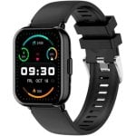 Montre Connectée Cool Cascais Bluetooth 50mm Écran Tactile Silicone Noir Appels Santé Sport