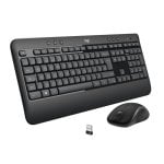 Teclado Logitech 920-008685 de membrana inalámbrico Layout US con ratón incluido