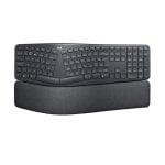 Teclado Logitech ERGO K860 semimecánico inalámbrico Layout US ergonómico con reposamuñecas