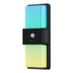 Luz de parede inteligente Govee H7078 Wi-Fi Bluetooth LED IP65 exterior preto