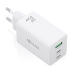 Carregador Aisens ASCH-65W3P072-W GaN 65W 2xUSB-C 1xUSB-A Branco