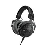 Auriculares Beyerdynamic DT 990 Pro X 48 Ohm com fio para estúdio e música, circumaurais abertos, cinza e preto