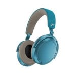 Kopfhörer Sennheiser Momentum 4 kabellos Bluetooth Noise Cancelling Musik Blaugrün