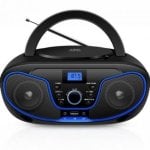 Radio CD Daewoo DW3012 Bluetooth USB FM 4W Noir Bleu EQ LCD Portable