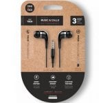 Auriculares Tech One Tech TEC1005 con cable Jack 3,5 mm intrauditivos con micrófono negros
