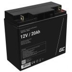 Batería recargable Green Cell AGM10 20000 mAh 12 V sellada negro