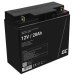 Batterie Green Cell AGM10 20000 mAh 12 V VRLA Schwarz