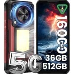 Oukitel WP56 5G 12 Go Noir 6,8" 512 Go étanche