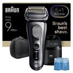 Afeitadora Braun Series 9 Pro+ 9667CC láminas plata recargable premium