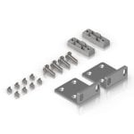 Kit de montage Ubiquiti UACC-Rack-Ear-1U acier galvanisé 1U gris