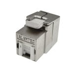 Modulo connettore di rete Alantec MB005-1 piatto acciaio RJ-45 Cat6a PoE