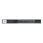 Switch Hikvision DS-3T1528HP-SI-24P4F 24 Puertos Gigabit PoE 4 SFP Gestión Industrial