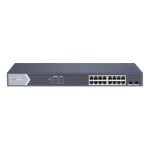 Switch gestionado Hikvision DS-3E1518P-SI 16 puertos PoE+ 2 SFP 225W rack