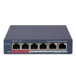Switch Hikvision DS-3E1106P-EI/M 6 puertos PoE gestionado compacto metalico