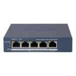 Switch Hikvision DS-3E1505P-EI/M 5 Puertos Gigabit PoE metálico gestión avanzada