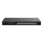 Switch Ruijie RG-ES126FGS-P 24 Puertos PoE+ 370W Gigabit Uplink SFP
