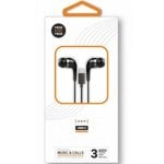 Auriculares Tech One Tech TEC1305 avec fil USB-C intra-auriculaires, micro et reduction de bruit, noirs