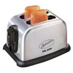 Grille-pain Palson 30410 2 tranches Noir/Inox Decongelation Maintien au chaud