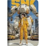 Funda SilverHT STAMPCASE HD Cool Robots para Samsung Tab A11+ y A9+