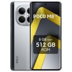 POCO M8 5G 8GB 512GB 6.77" AMOLED 120Hz 5G Dual SIM Carga Rápida 45W NFC IP65 HyperOS 2 Plata