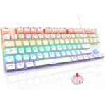 Clavier The G-Lab Mercury mecanique TKL layout FR avec switches Red et retroeclairage