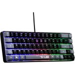 Teclado The G-Lab Keyz Hydrogen Gaming de Membrana 60% RGB Español