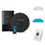 Aspirador Robô com Mopa Rowenta X-Plorer RR85E3WH Com Esvaziamento Automatico Navegação Laser