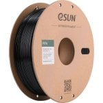 Filamento PETG eSUN PETG175B1P1 Preto 1,75 mm Alta Transparência e Resistência