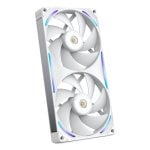 Ventilador suplementario NZXT F280X 280mm 2400RPM RGB-LED Weiß Dual-Fan