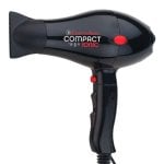 Secador de pelo By AGV Everywhere 2100W motor AC iónico compacto negro