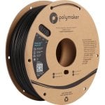 Filamento PLA Polymaker PolyLite PLA-CF Preto 1,75 mm Fibra de Carbono